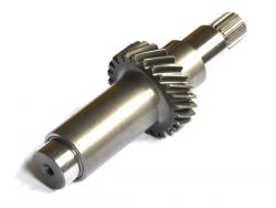 Helical gear shaft